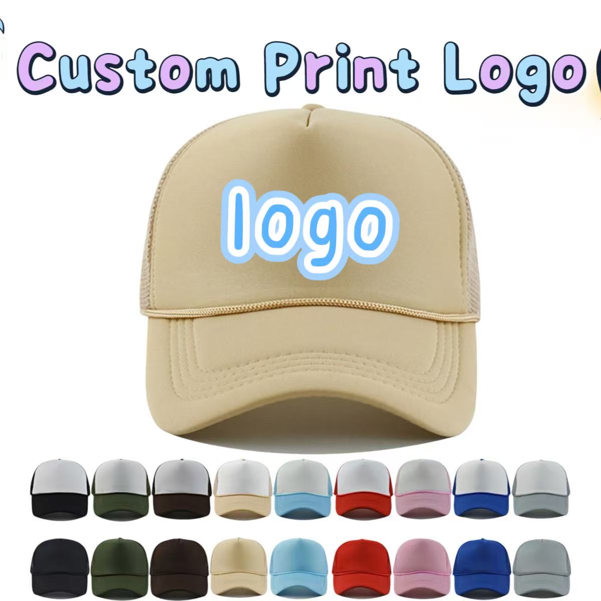 Men'S Fashion With Hat - Topi Baseball dengan Logo Cetak Sesuai