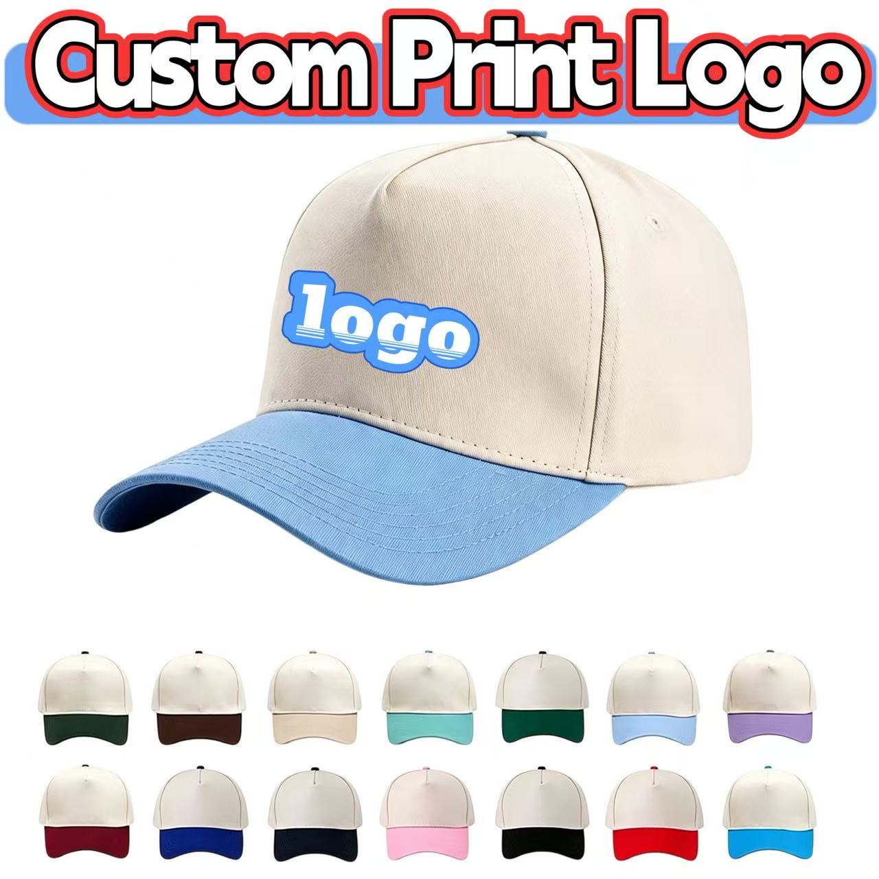 Men'S Fashion With Hat - Topi Baseball Hardtop Lima Potong Katun