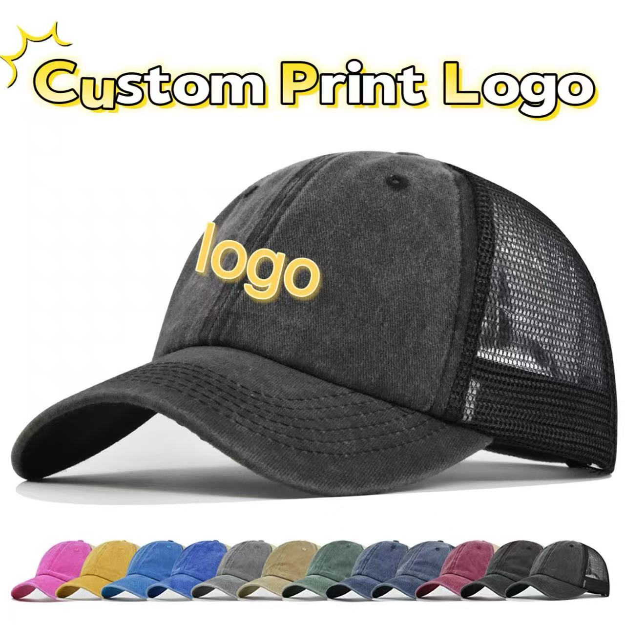 Topi Jaring Lembut dengan Logo - Men'S Fashion With Hat ulasan dan harga