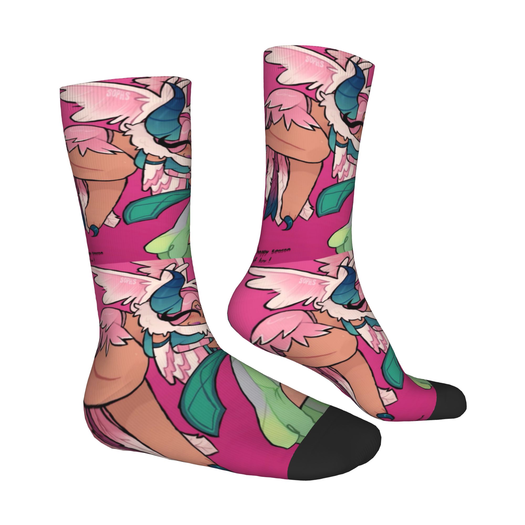 Kaos Kaki Kustom Motif Monster - Men'S Fashion Videos ulasan dan harga