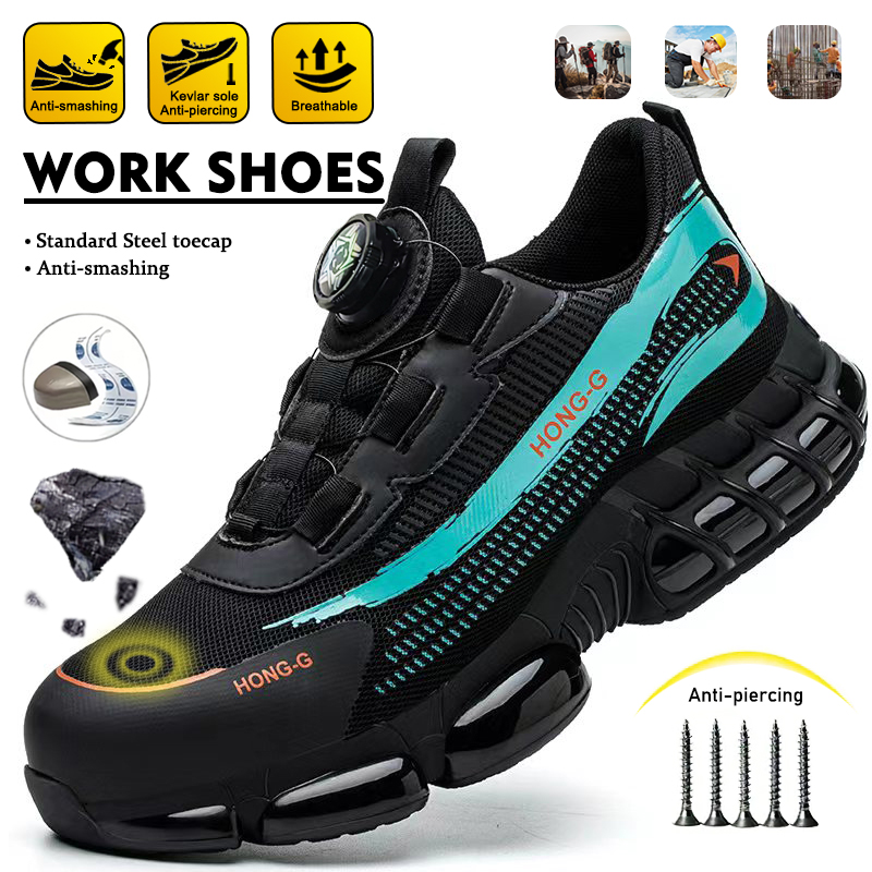 Sepatu Bot Kerja dengan Sol Pu - Men'S Fashion Videos ulasan dan harga