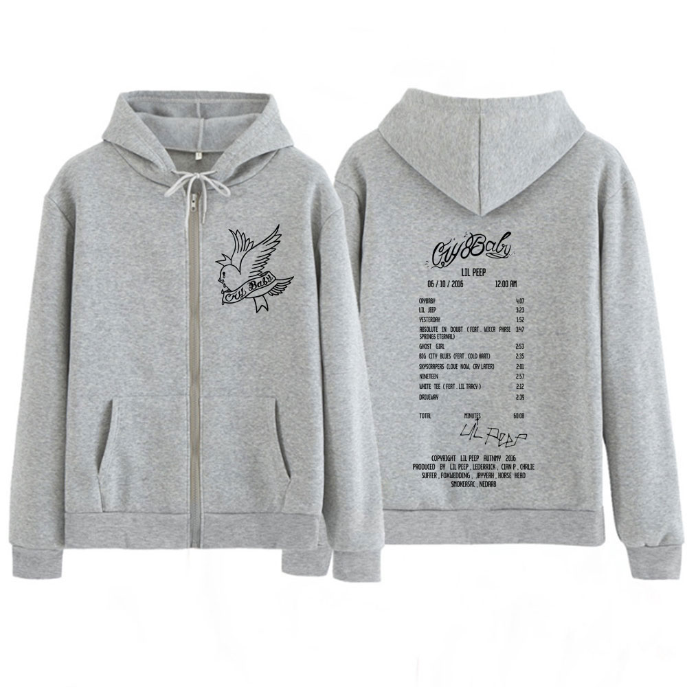Hoodie Zipper Grafis Album Cry - Mens Fashion Zip Up Hoodies ulasan dan harga