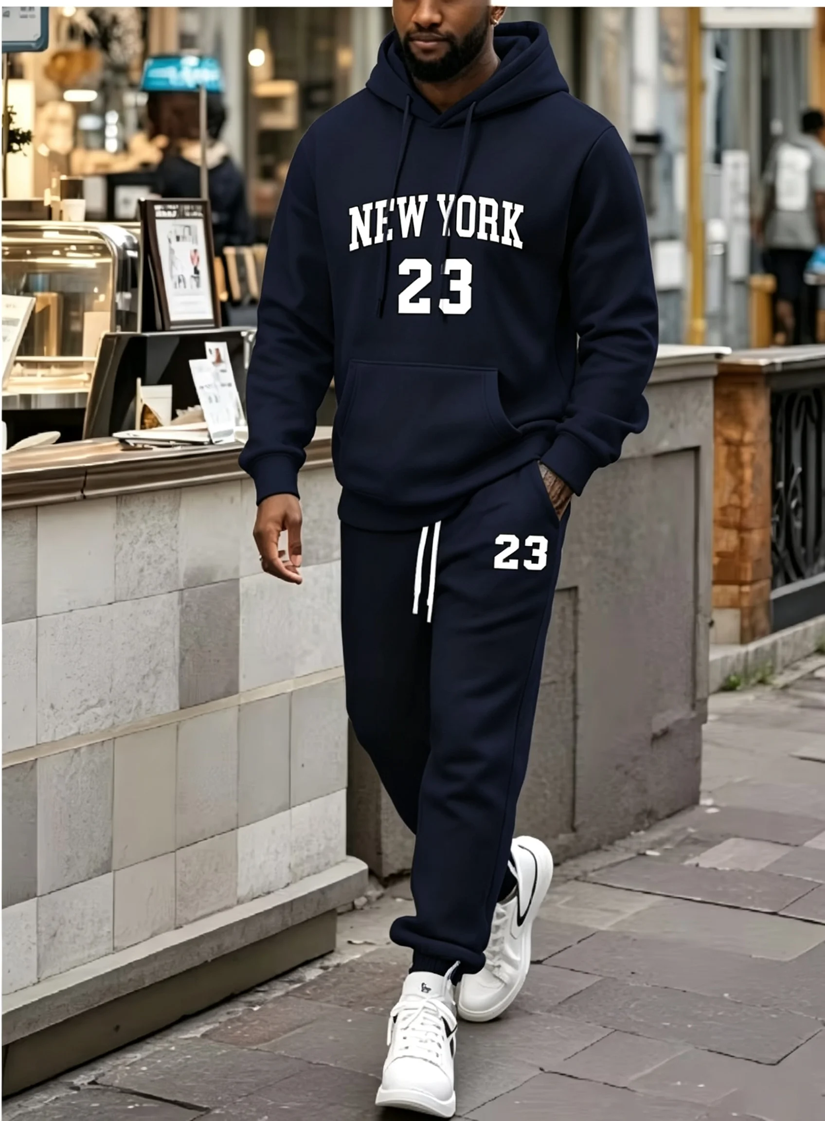 Setelan Olahraga Kasual Dua Po - Men'S Fashion New York ulasan dan harga