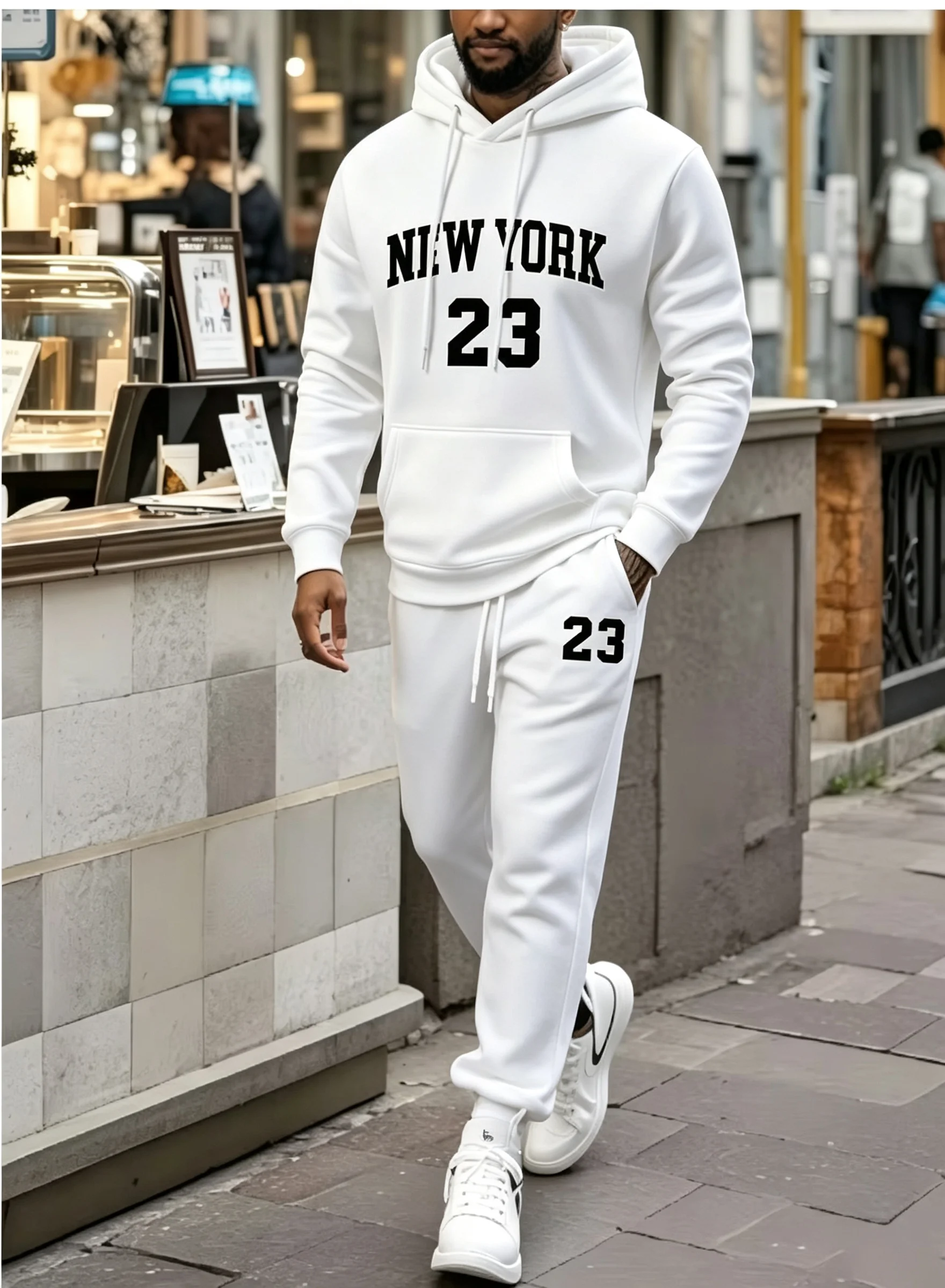 Setelan Olahraga Kasual Dua Po - Men'S Fashion New York ulasan dan harga