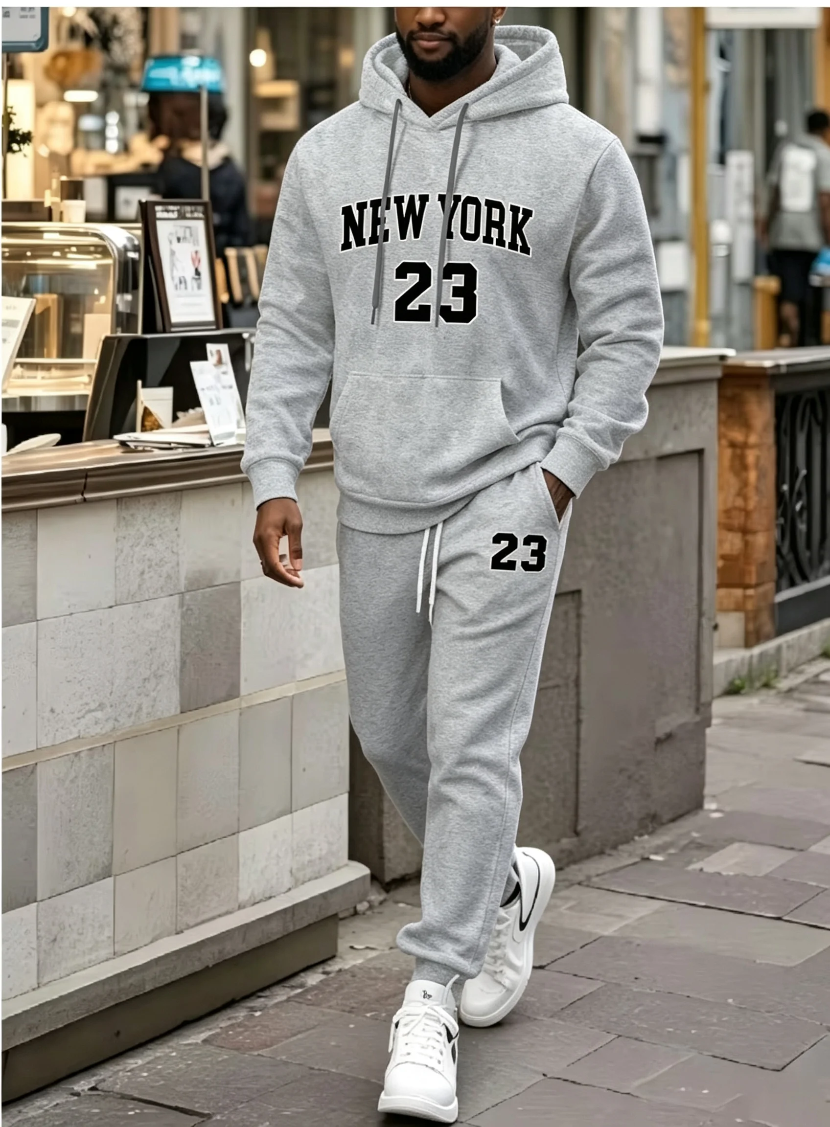 Setelan Olahraga Kasual Dua Po - Men'S Fashion New York ulasan dan harga