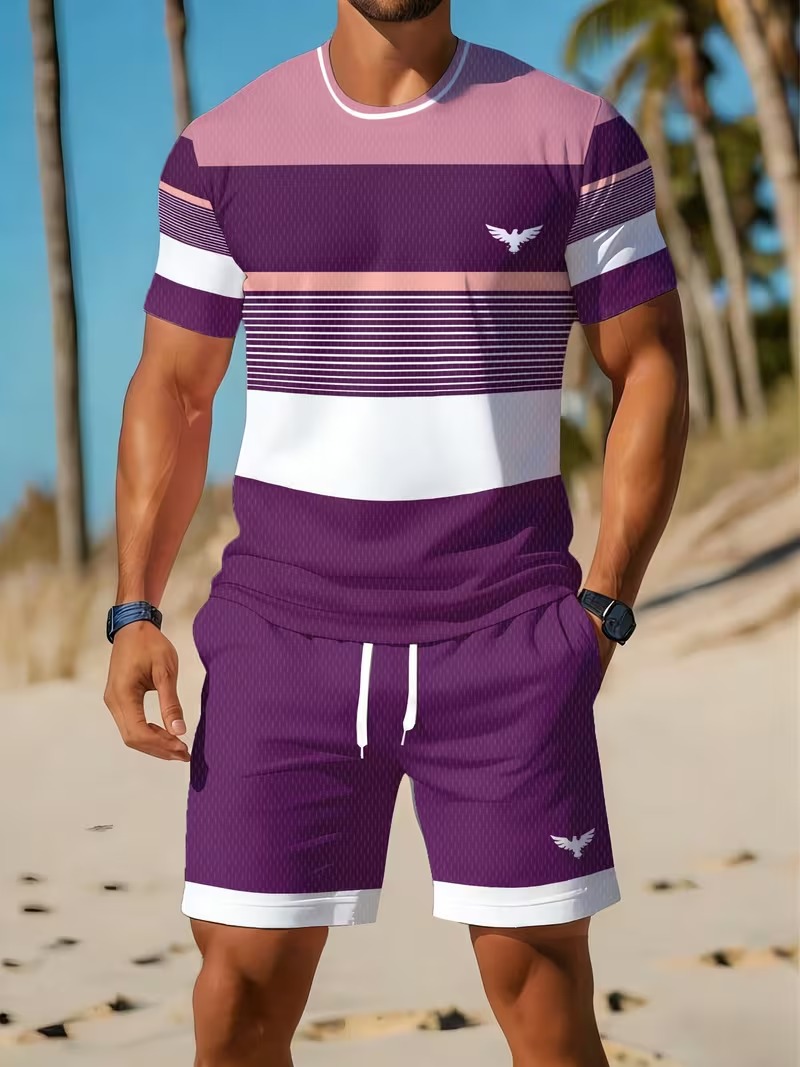 Setelan Kaos+Celana Pendek Pri - Men'S Fashion Videos ulasan dan harga